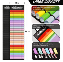 Cargar imagen en el visor de la galería, Organizador para almacenar rollos y hojas de vinil Vertical