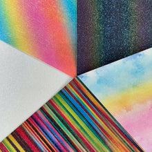 Cargar imagen en el visor de la galería, Vinil Adhesivo Glitter Holográfico Texturizado Cepillado