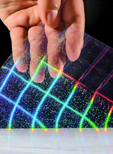 Cargar imagen en el visor de la galería, Film Laminado Adhesivo Holográfico Transparente