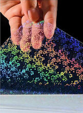 Cargar imagen en el visor de la galería, Film Laminado Adhesivo Holográfico Transparente