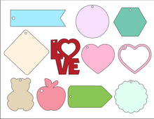 Cargar imagen en el visor de la galería, Figuras en Acrílico Transparente