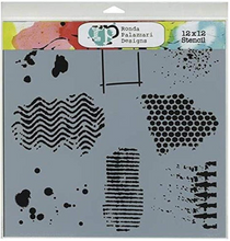 Cargar imagen en el visor de la galería, Stencil 12x12 pulgadas con 8 figuras