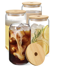 Cargar imagen en el visor de la galería, SET de Tapa y Pajilla para Vaso tipo Lata de Vidrio (Vaso no incluido)