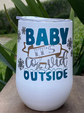 Cargar imagen en el visor de la galería, Vaso metálico (wine tumbler) mediano 8oz.