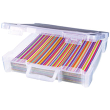 Cargar imagen en el visor de la galería, Caja organizadora portátil de 12 x 12 pulgadas con asa
