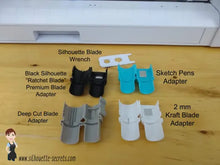 Cargar imagen en el visor de la galería, Juego de adaptadores de herramientas para cameo 4 y 5
