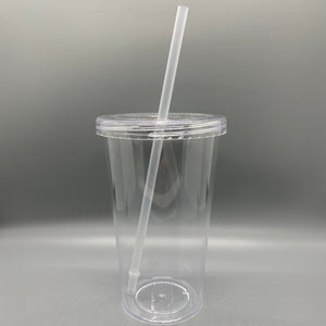 Vaso plástico transparente