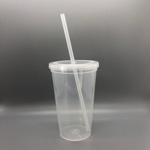 Vaso Plástico Semi Transparente